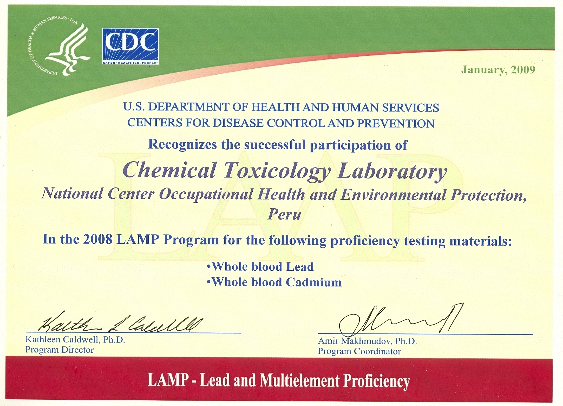 Interlaboratorio CDC LAMP 2008 (2)