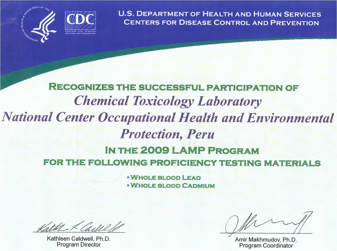 Interlaboratorio CDC LAMP 2009 (2)